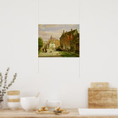 Man met kruiwagen poster (Keuken)