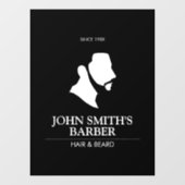 Man met Logo van reuzel Raamsticker (Vel)