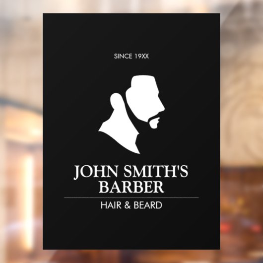 Man met Logo van reuzel Raamsticker (Vel 2)