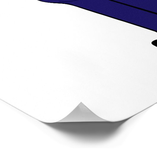 Man met luchtballonnen poster (Hoek)