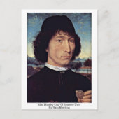 Man met Munt van keizer Nero door Hans Memling Briefkaart (Voorkant)