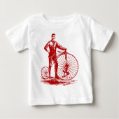 Man met Penny Farthing - Ruby Red (Voorkant)