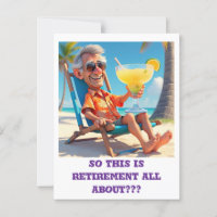 " MAN MET PENSIOEN OP HET STRAND "