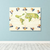 Man met pijp, 1892-96 (olie op canvas) canvas afdruk (Insitu (Houten vloer))