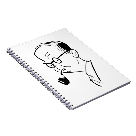 Man met pijp notitieboek (Rechterzijde)