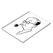 Man met pijp notitieboek (Linkerzijde)