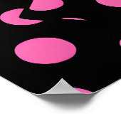Man met roze zonnebril Pop Art Poster (Hoek)