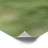 Man met rugbykogel poster (Hoek)