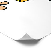 Man met stopteken poster (Hoek)