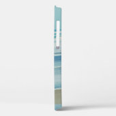 Man met surfplank op het strand Case-Mate iPhone case (Achterkant / Links)