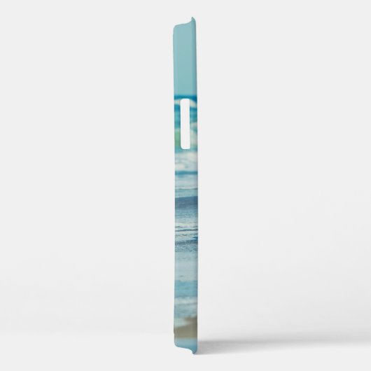 Man met surfplank op het strand Case-Mate iPhone case (Achterkant / Rechts)