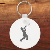man met trombone sleutelhanger (Voorkant)