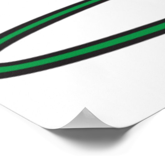 Man met tuinslang poster (Hoek)