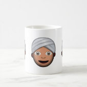Man met turban emoji koffiemok (Center)