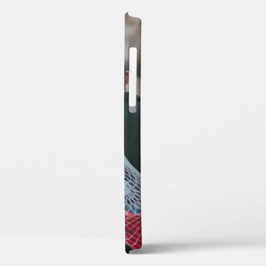 Man met witte tassen Case-Mate iPhone case (Achterkant / Links)