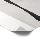 Man met zwarte karate gordel poster (Hoek)