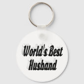 Man met zwarte tekst sleutelhanger (Achterkant)