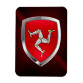 Man Metallic Emblem Magneet (Verticaal)