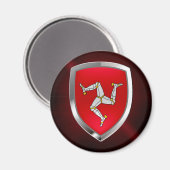 Man Metallic Emblem Magneet (Voorkant / Achterkant)