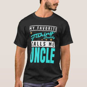 Man Mijn favoriete visvriend noemt me Oom Vis T-shirt