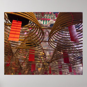 Man Mo Boeddhistische Tempel van Hong Kong Poster