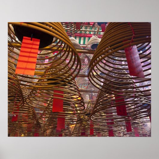 Man Mo Buddhist Temple of Hong Kong Poster (Voorkant)