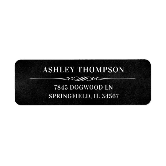 Man Myth Legend Black 90th Birthday Retouradres Etiket (Voorkant)