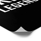 Man Myth Legend Dad Aikido Poster (Hoek)