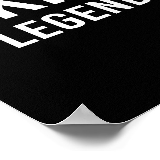 Man Myth Legend Dad Aikido Poster (Hoek)