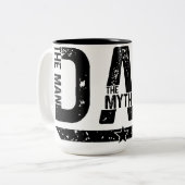 Man Myth Legend Dad Coffee Mok (Voorkant links)