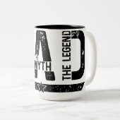 Man Myth Legend Dad Coffee Mok (Voorkant rechts)