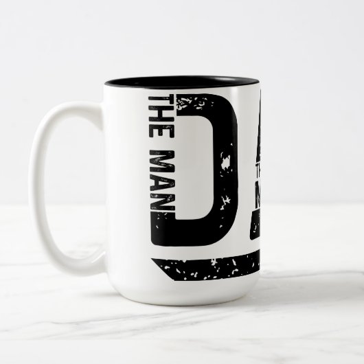 Man Myth Legend Dad Coffee Mok (Links)