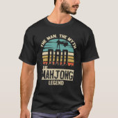 Man Myth Legend Dad Mahjong T-shirt (Voorkant)