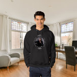 Man Myth Legend Fotonaam Hoodie<br><div class="desc">Vier zijn speciale dag in stijl met dit gepersonaliseerde T-shirt! Met een klassieke zwarte achtergrond en gedurfde tekst met de tekst: "The Man, The Myth, The Legend." Pas het ontwerp aan door zijn naam en een favoriete foto toe te voegen om het echt uniek te maken. Dit T-shirt is het...</div>