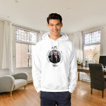 Man Myth Legend Fotonaam Hoodie<br><div class="desc">Vier zijn speciale dag in stijl met dit gepersonaliseerde T-shirt! Met een klassieke witte achtergrond en gedurfde tekst met de tekst: "The Man, The Myth, The Legend." Pas het ontwerp aan door zijn naam en een favoriete foto toe te voegen om het echt uniek te maken. Dit T-shirt is het...</div>
