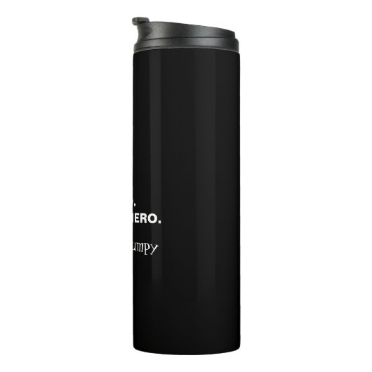 Man Myth Legend Funny Grandpa Gezegde Thermosbeker (Geroteerd rechts)