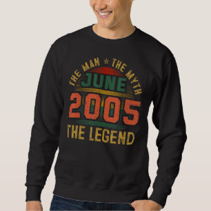Man Myth Legend juni 2005 17e verjaardag 17 jaar Trui