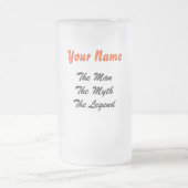 Man, Myth, Legend Kikkerglas Matglas Bierpul (Center)