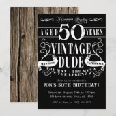 Man Myth Legend Mannen elke leeftijd Kaart (Voorkant / Achterkant)