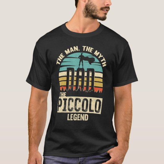Man Myth Legend Pap Piccolo T-shirt (Voorkant)