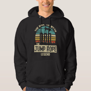 Man Myth Legend Pap springtouw Amazing Jump Roper Hoodie