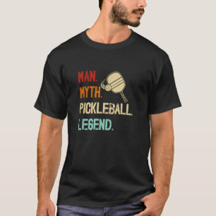 Man Myth Pickleball Legend Grappig ontwerp voor ma T-shirt