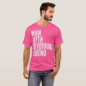 Man Myth Skydiving Legend T-shirt (Voorkant volledig)