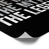 Man Myth The Legend Contractor Dad Funny General C Poster (Hoek)