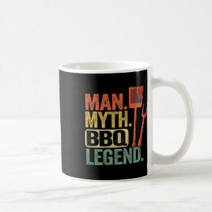 Man Mythe Bbq Legende Barbecue Grillen Vader Grill Koffiemok