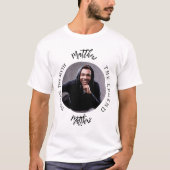 Man mythe legende foto naam t-shirt (Voorkant)