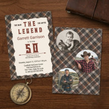 Man Mythe Legende Modern Bourgondië Plaid 50ste Fo