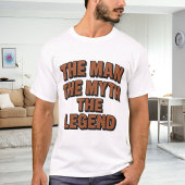 Man mythe legende naam Fun Brick Wall T-shirt
