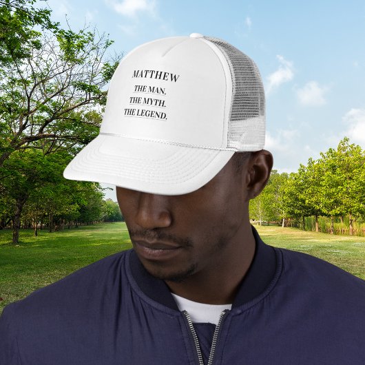 Man mythe legende naam leuk trucker pet
