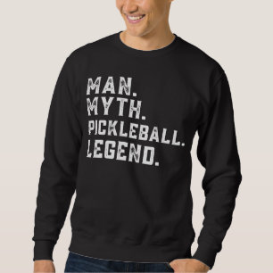 Man Mythe Pickleball Legende Retro Vintage 4 Trui